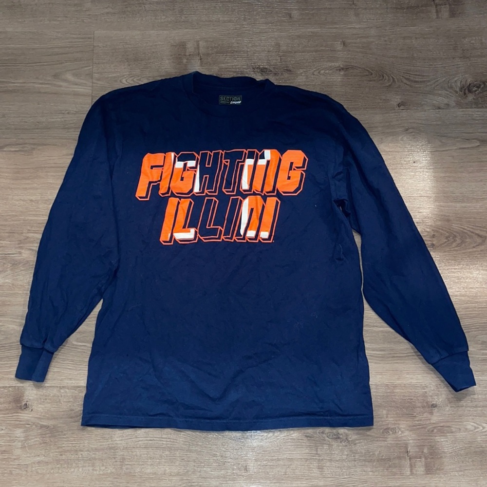 Fighting illini large t shirt